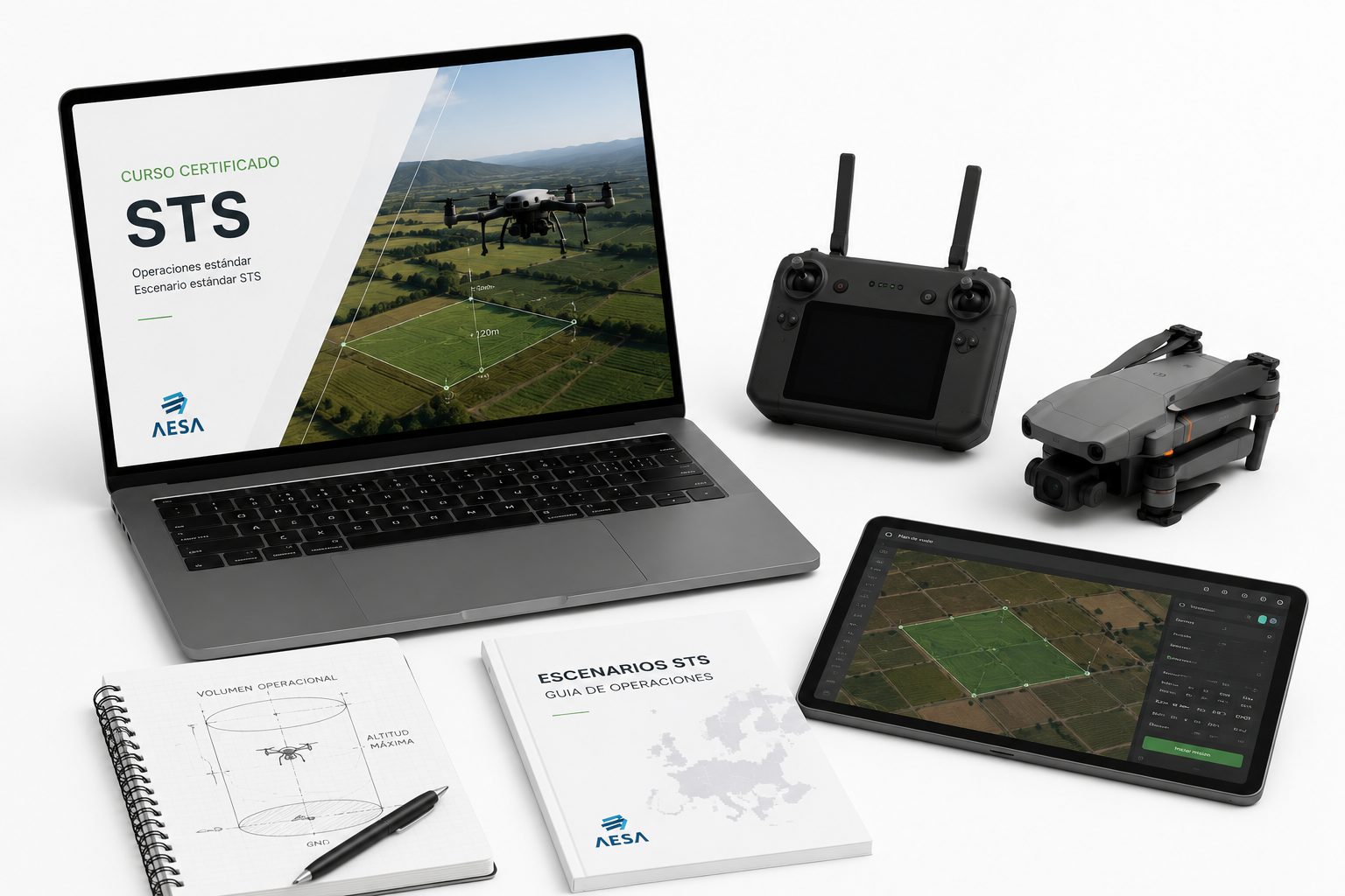 Curso de piloto de drones STS