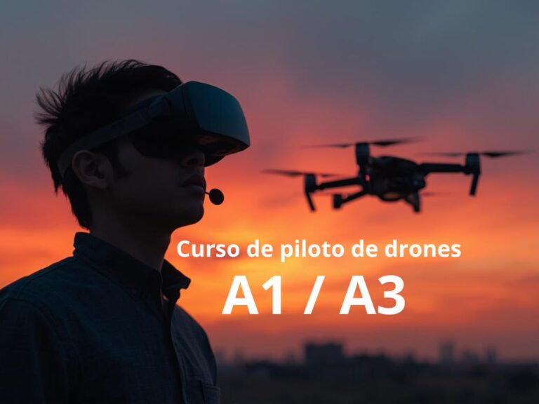 Curso de piloto de dron A1A3