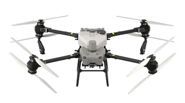 DJI AGRAS T50 con las aspas desplegadas