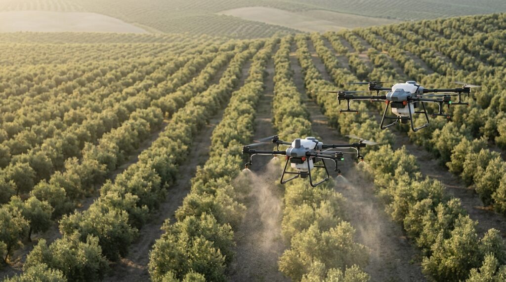 DJI Agras T55 y T100: la nueva generación de drones agrícolas